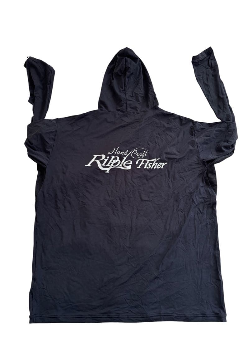 リップルフィッシャー クールフーディーシャツ XXL 3L パーカー 黒