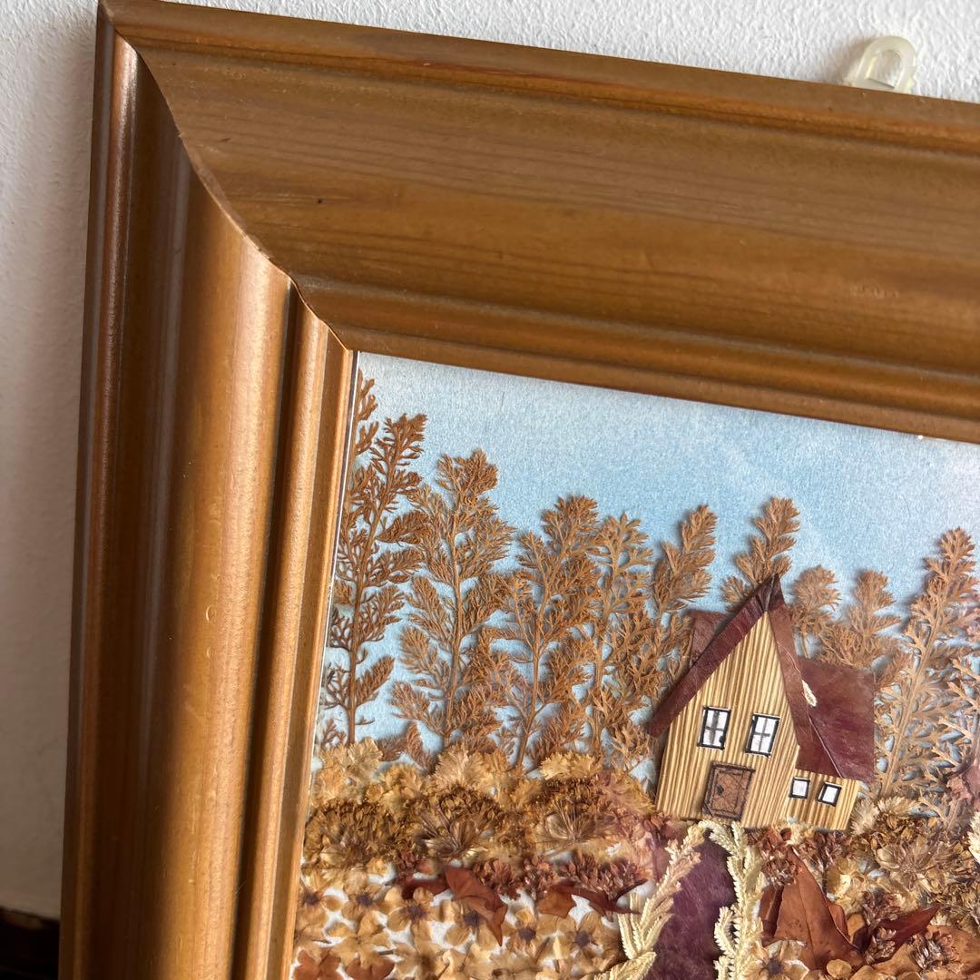 押し花　押花　アート　絵画　インテリア　美術　工芸　風景画　貼り絵