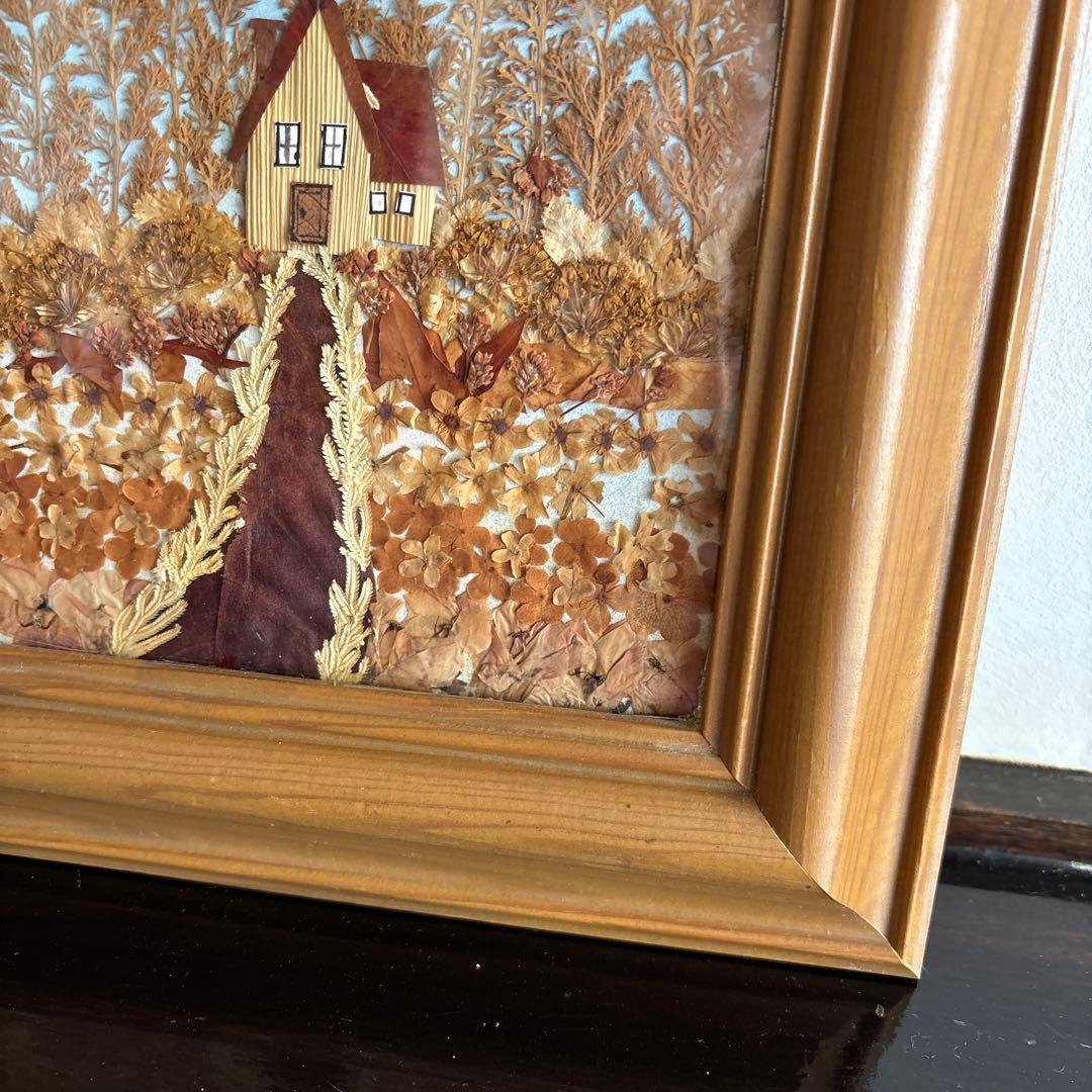 押し花　押花　アート　絵画　インテリア　美術　工芸　風景画　貼り絵