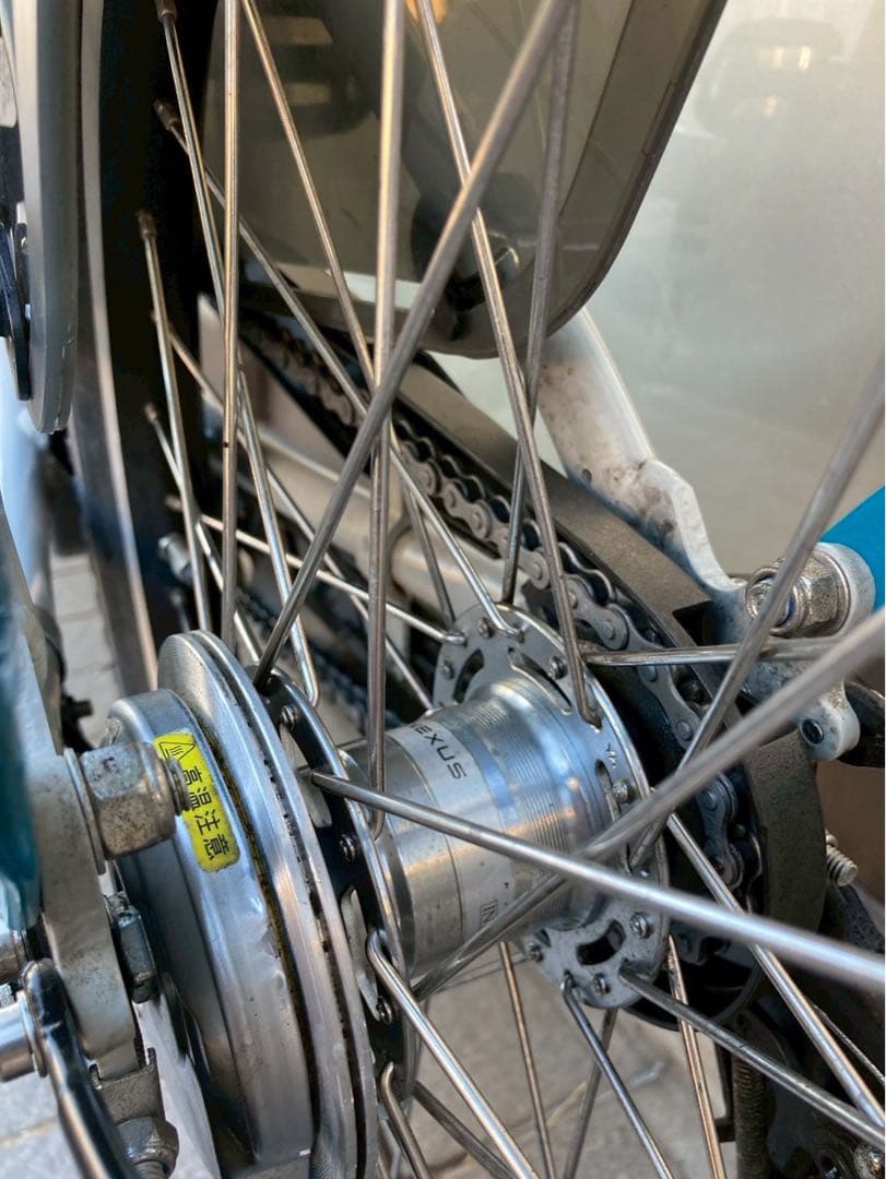 中古電動自転車 ヤマハpaskiss sp20インチ極上バッテリー横浜3730