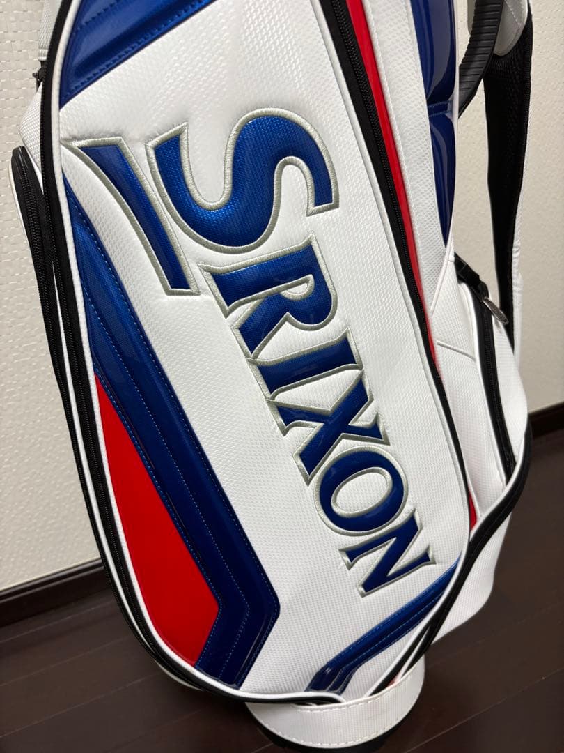 《GW価格》Srixon キャディバッグ ホワイト/ブルー/レッド