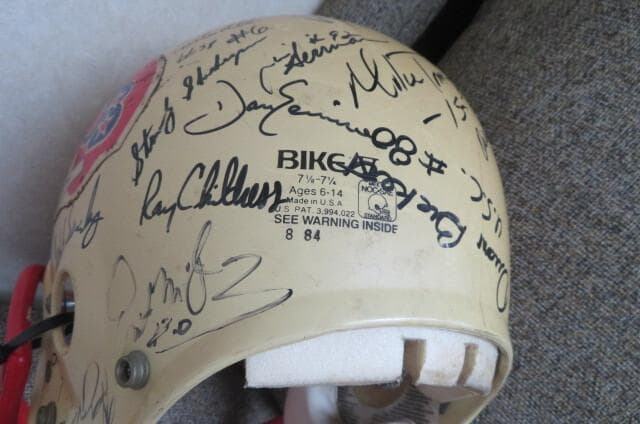 多数サイン付　JAPAN　BOWL　激レアBIKEヘルメット USA製