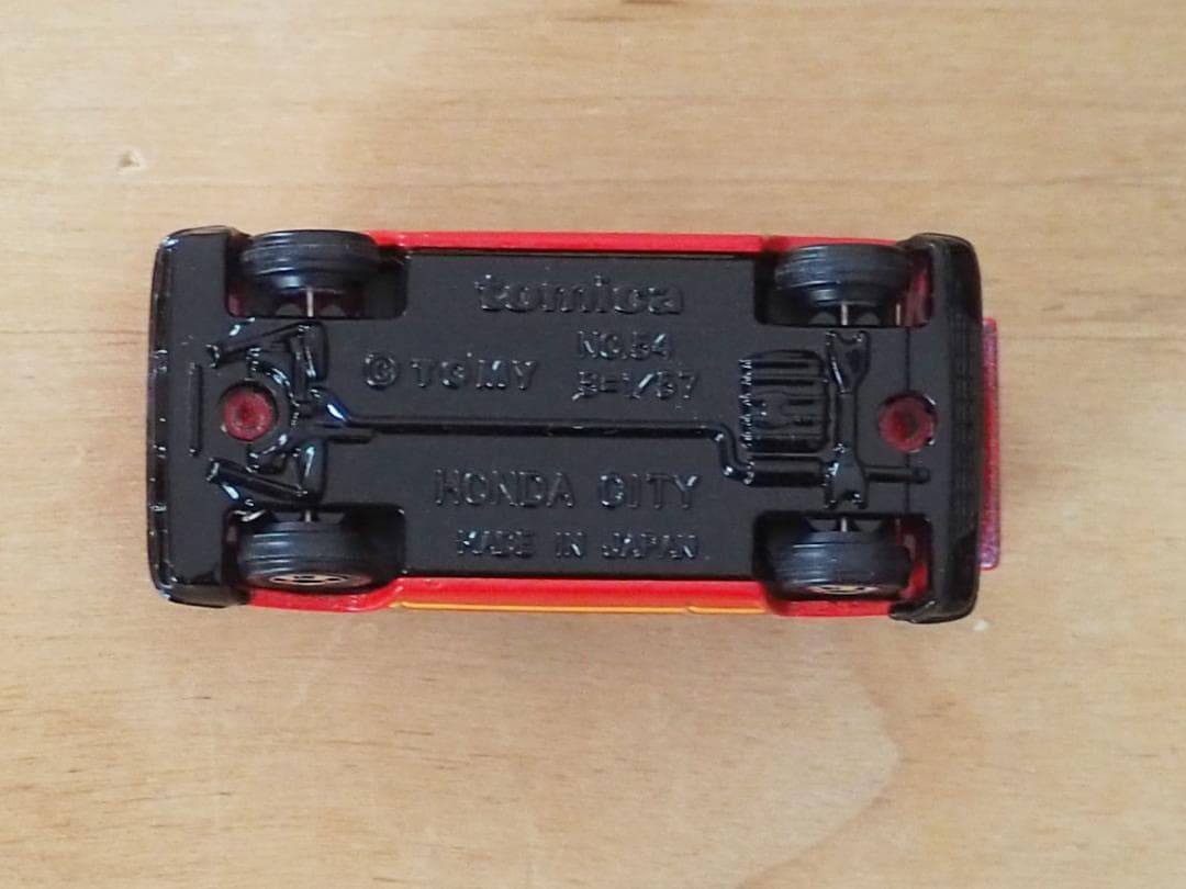廃盤 日本製 トミカ★ホンダ シティターボ 黒箱 美品 ミニカー