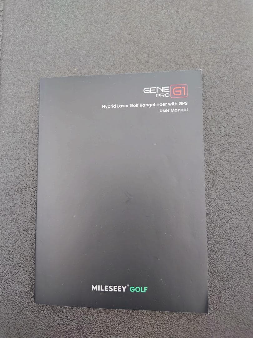 GPS・タッチパネル搭載のゴルフ用距離計MILESEEY「GenePro G1」