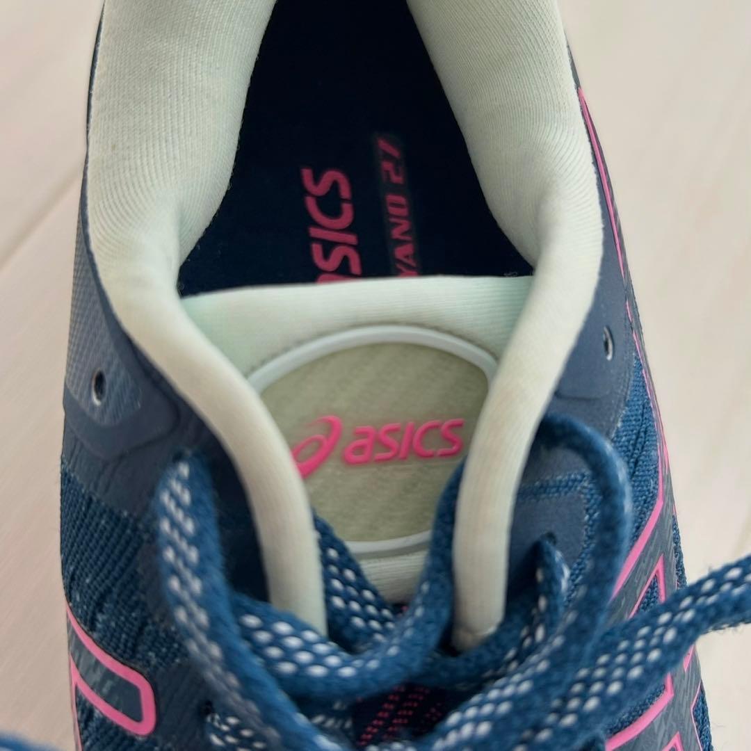 アシックス☆美品23.5㎝ asics ゲルカヤノ27 スニーカー シューズ