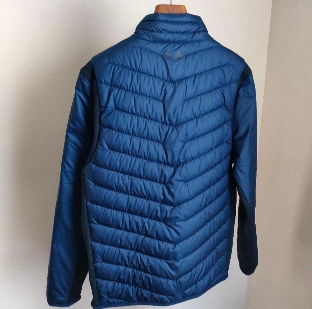 アンダーアーマー 中綿 ジャケット COLD GEAR 紺 ストレッチ M