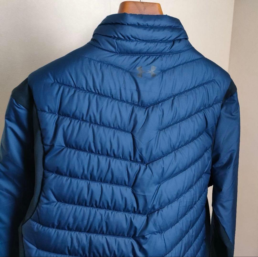 アンダーアーマー 中綿 ジャケット COLD GEAR 紺 ストレッチ M