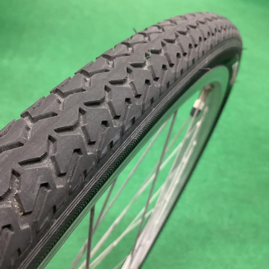 アルミリム　前輪 26x1-3/8 タイヤ付　ハブダイナモ　26インチ　J1端子
