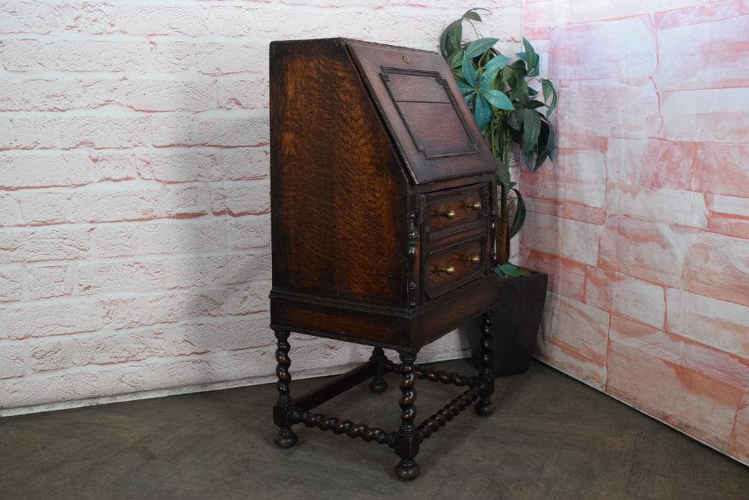 1930s イギリスアンティーク ライティングビューロー/デスク　SHP購入品