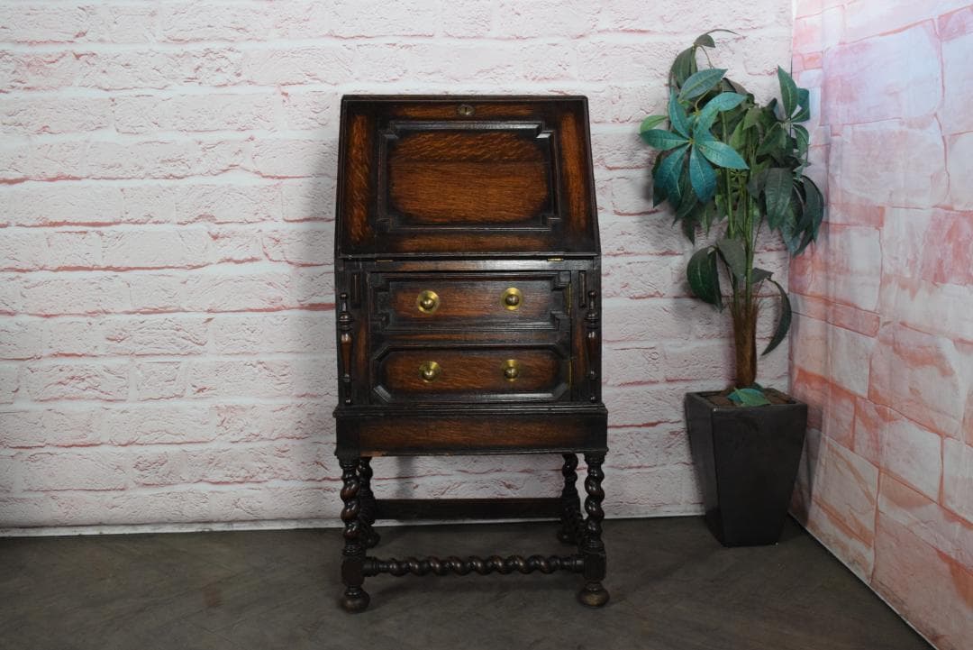 1930s イギリスアンティーク ライティングビューロー/デスク　SHP購入品