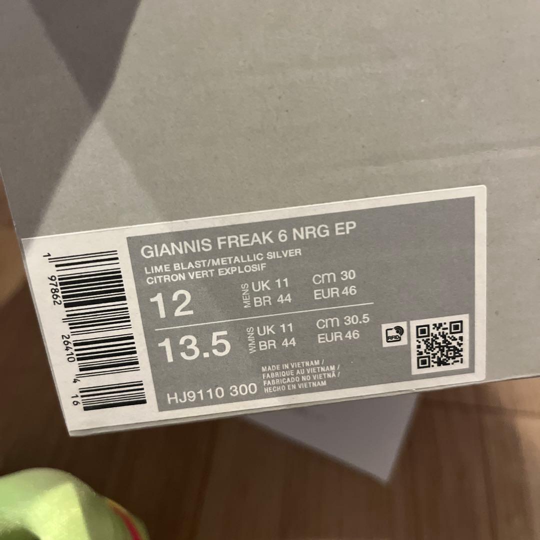 Nike バスケットボールシューズ Giannis Freak 6