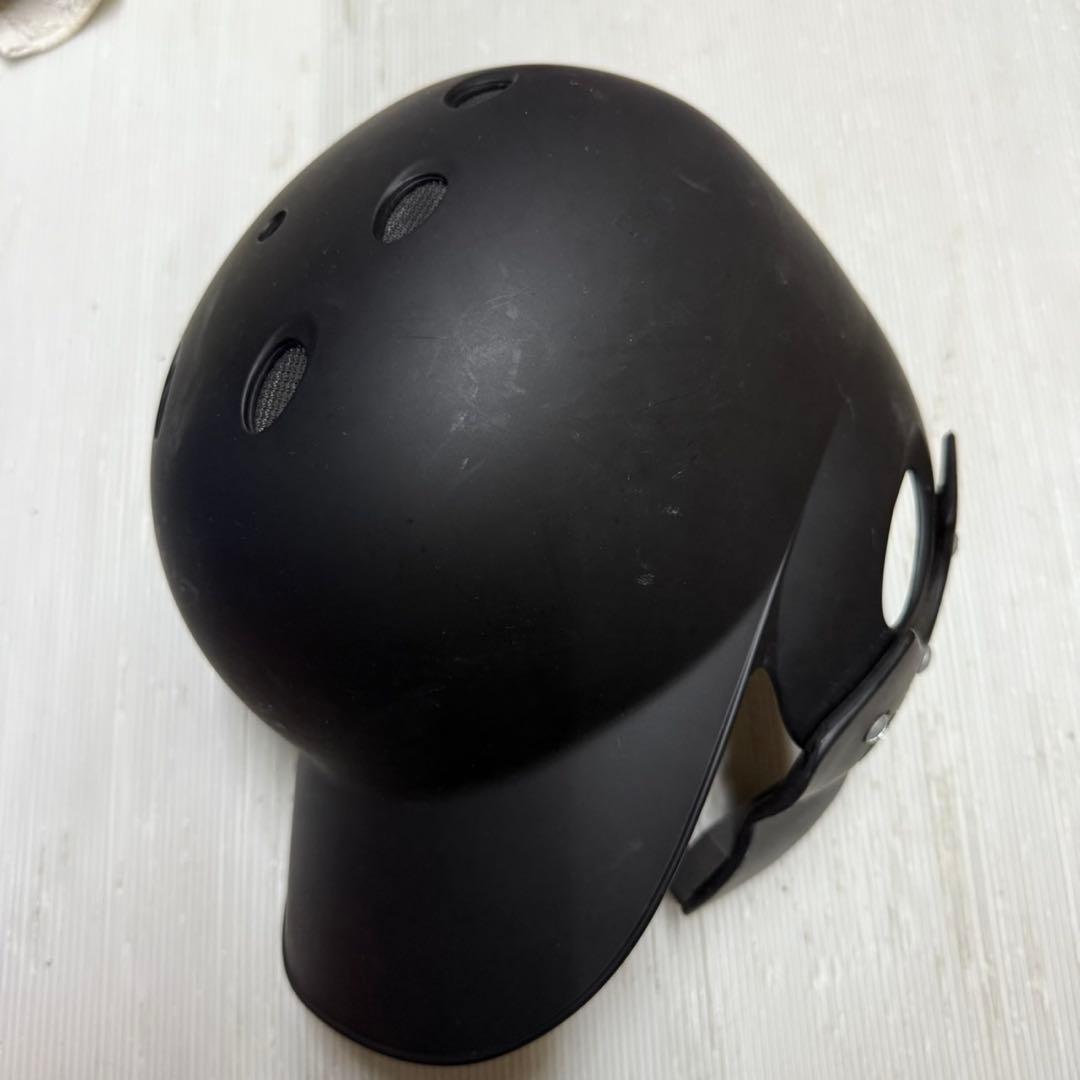 ミズノ軟式用ヘルメットc-flap付き　右打者Lサイズ