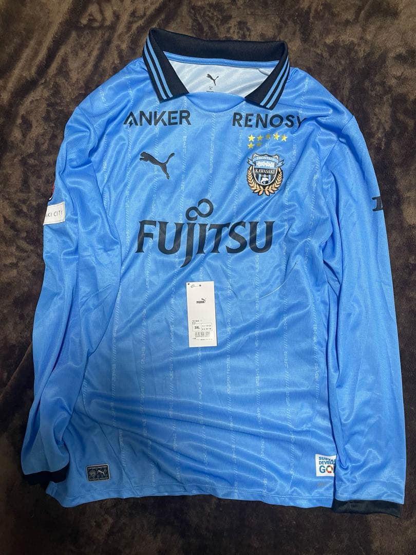 川崎フロンターレ　ホームユニフォーム　長袖　エリソン　3XL プーマ