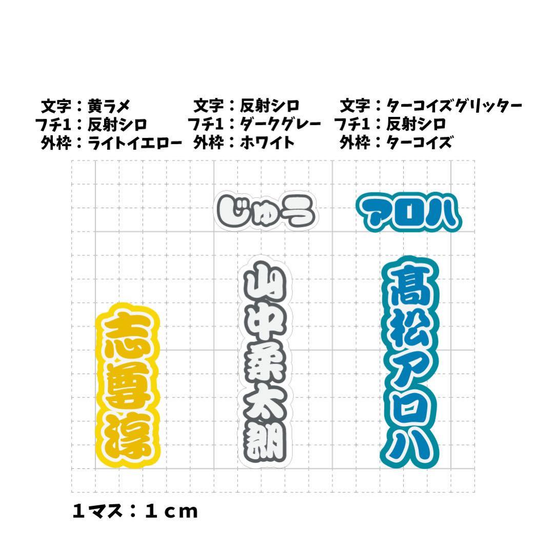ひふみよ 　ミニうちわ文字　ステッカー