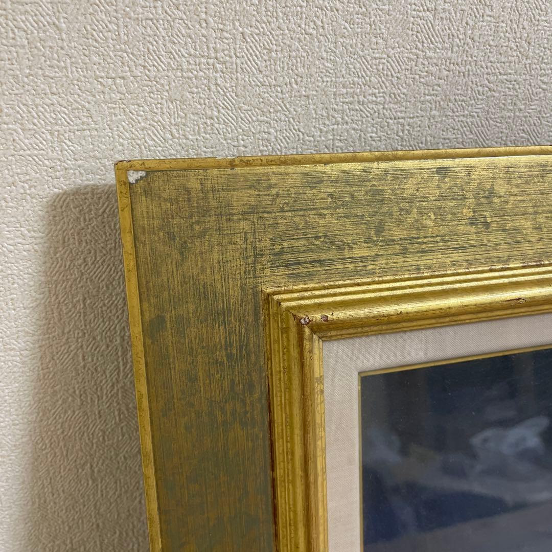 額　額縁　世界堂　油絵　ヴィンテージ　ゴールド　約58.5×49.5センチ