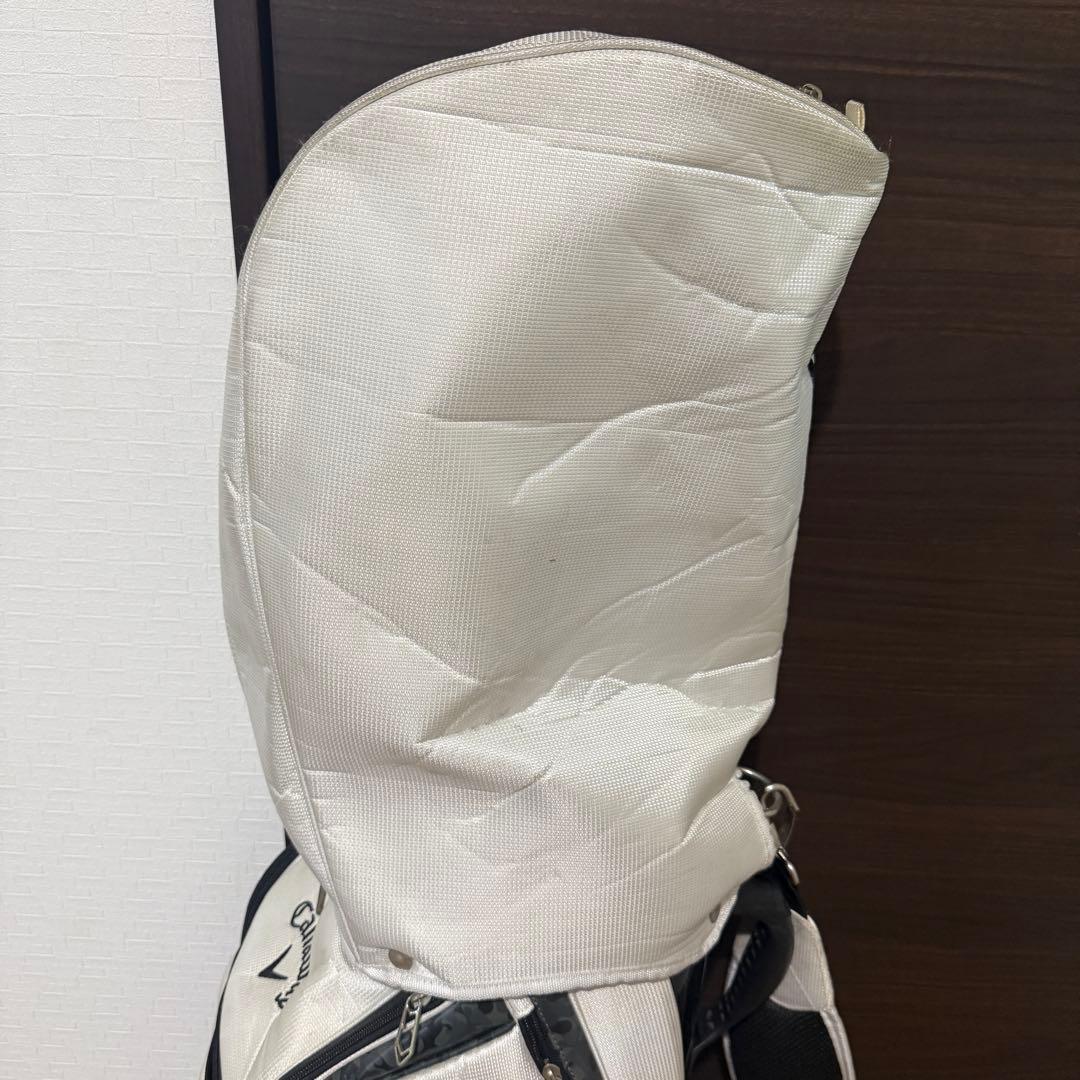 Callaway カモフラ柄 キャディバッグ ゴルフバッグ ホワイト ブラック