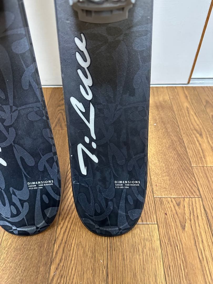 K2 スキー板 T-NINE129cmDIMENSIONS 113-85-104