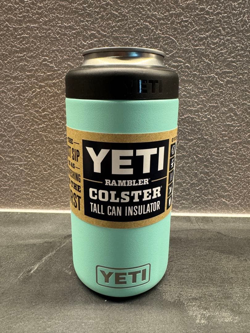 【新品未使用YETI缶Rambler Colsterミントグリーン　シーフォーム