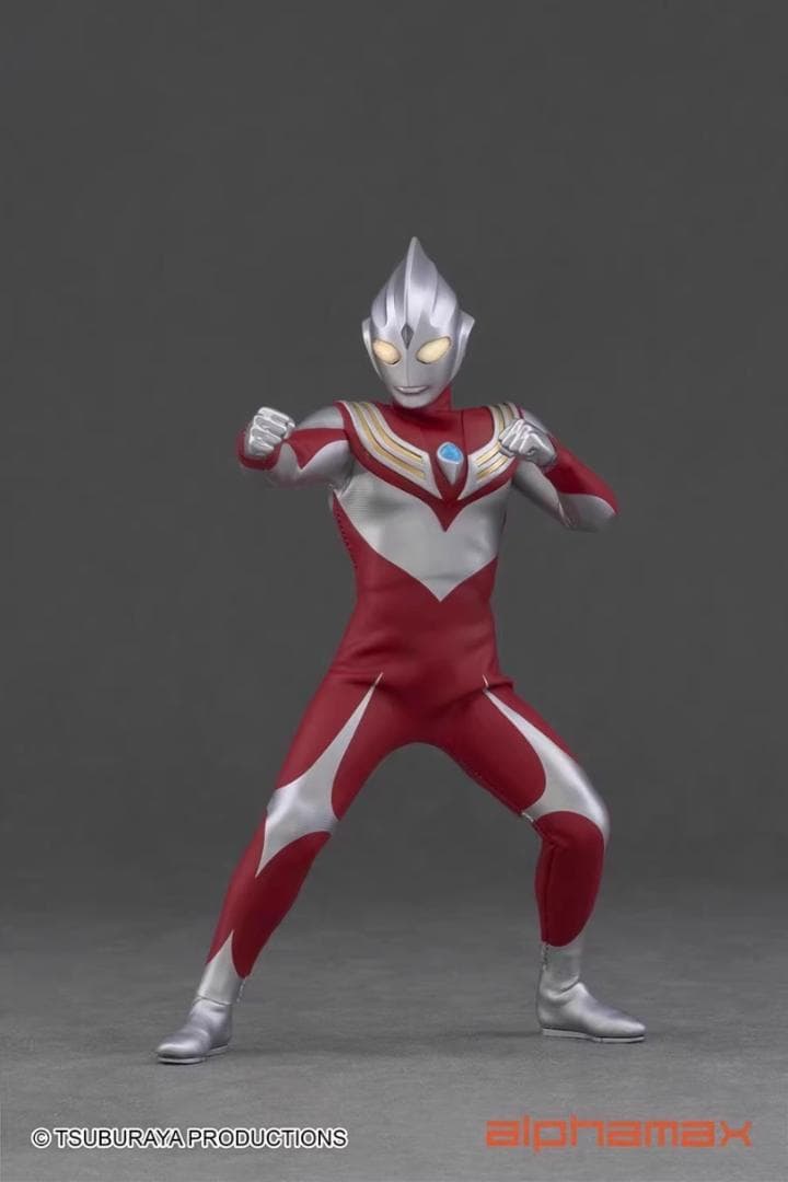 ALPHAMAX ウルトラマン ティガ パワータイプ ライトアップ機能あり