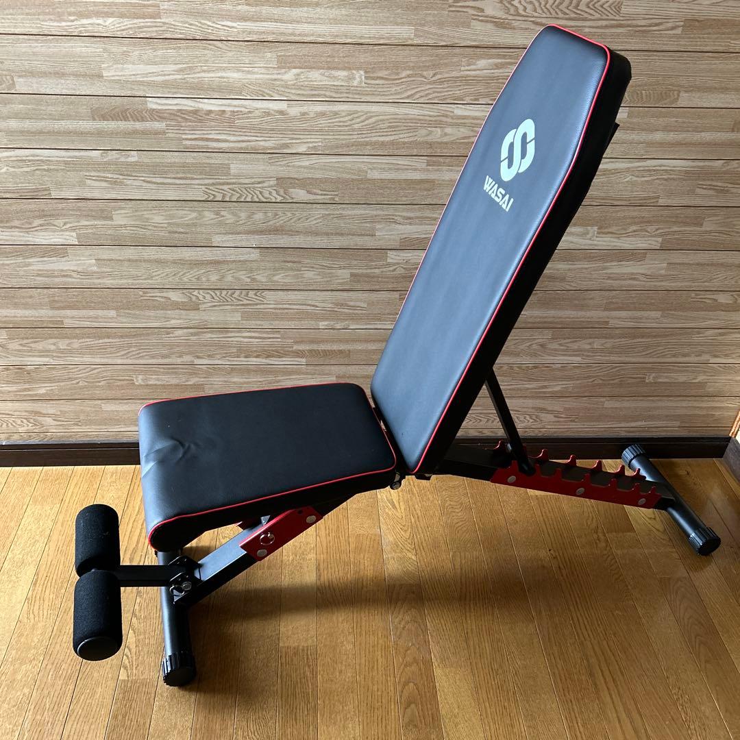WASAI インクラインベンチ 説明書付き　トレーニングベンチ