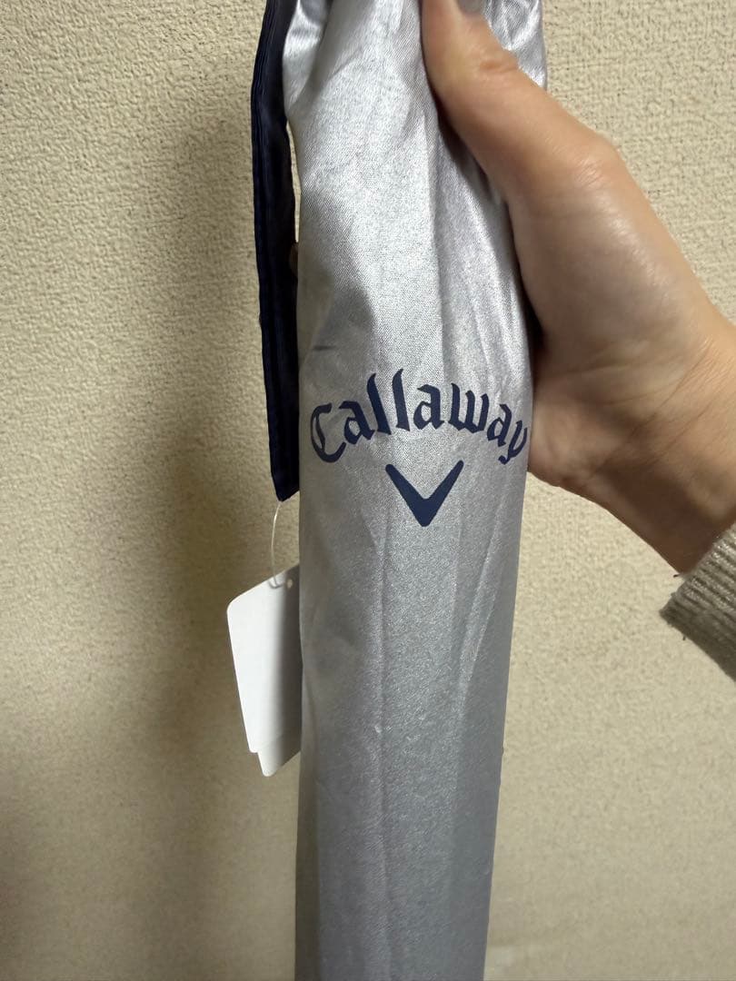 Callaway ゴルフ用傘 シルバー/ネイビー