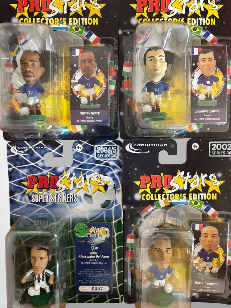 #プロスターズ コレクターズ エディション サッカー選手フィギュア18体セット