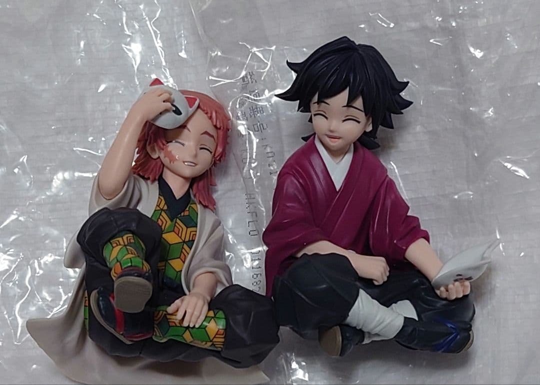 一番くじ 鬼滅の刃 冨岡義勇&錆兎 フィギュア ラストワン　開封済み　箱凹み有り