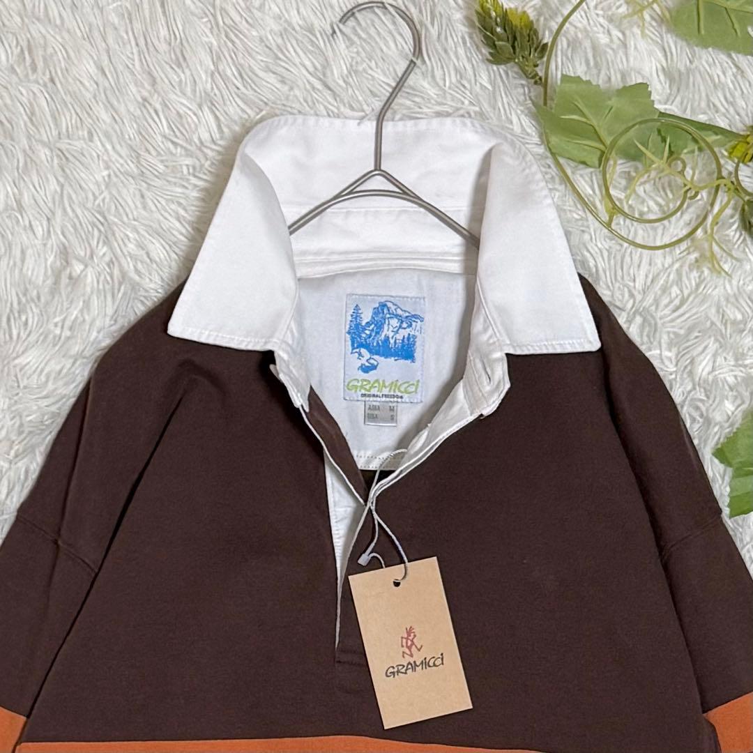 未使用品　グラミチ　ラガーシャツ　長袖　ボーダー　タグ付き