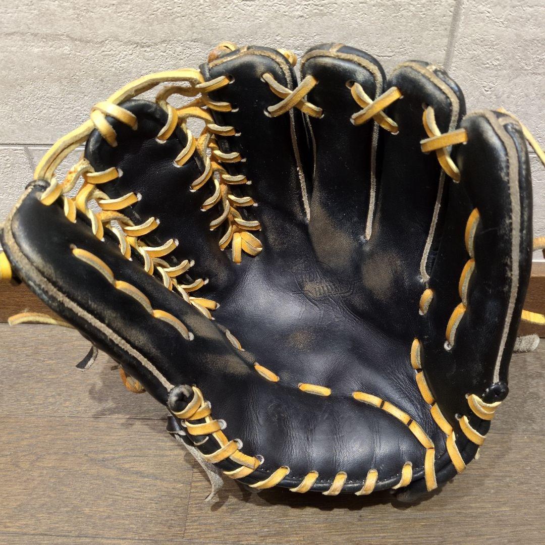 Rawlings 軟式グローブ 黒　内野手用　大人
