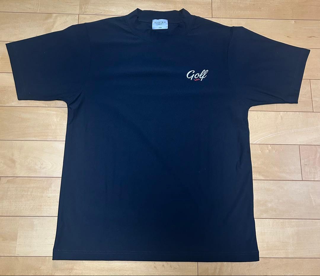 ELECTRIC GOLF LOGO DRY MOCK NECK BLACK Ｌ