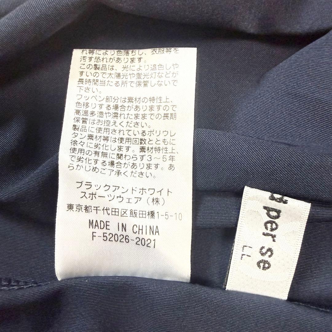 アンパスィ メンズウェア モックネック 半袖シャツ LL 赤 紺 ロゴ プリント