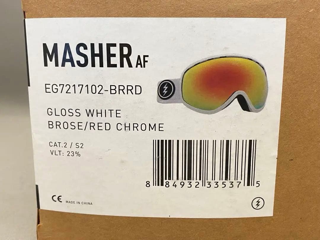 ELECTRIC エレクトリック MASHER GLOSSWHITE ゴーグル