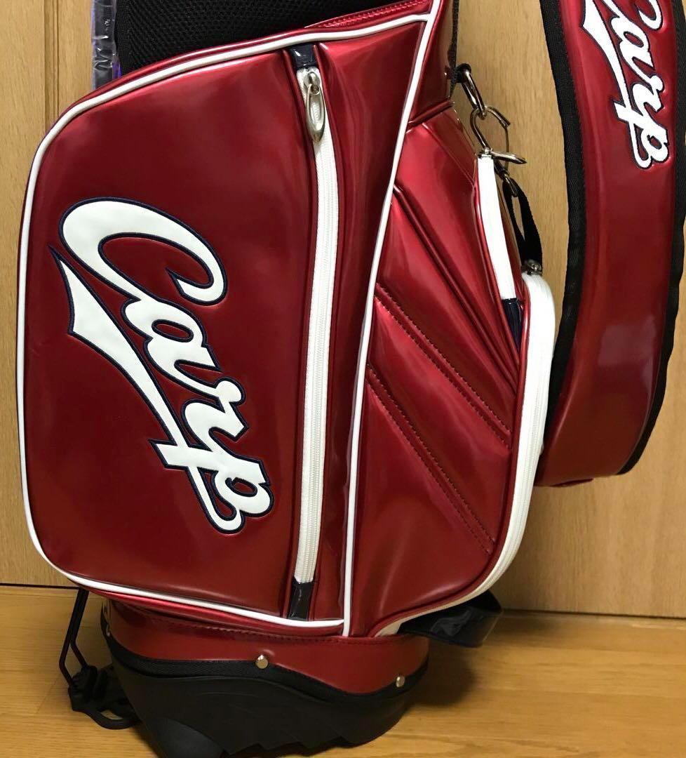#7923 【未使用】 広島カープ オフィシャル ゴルフバッグ スタンド式