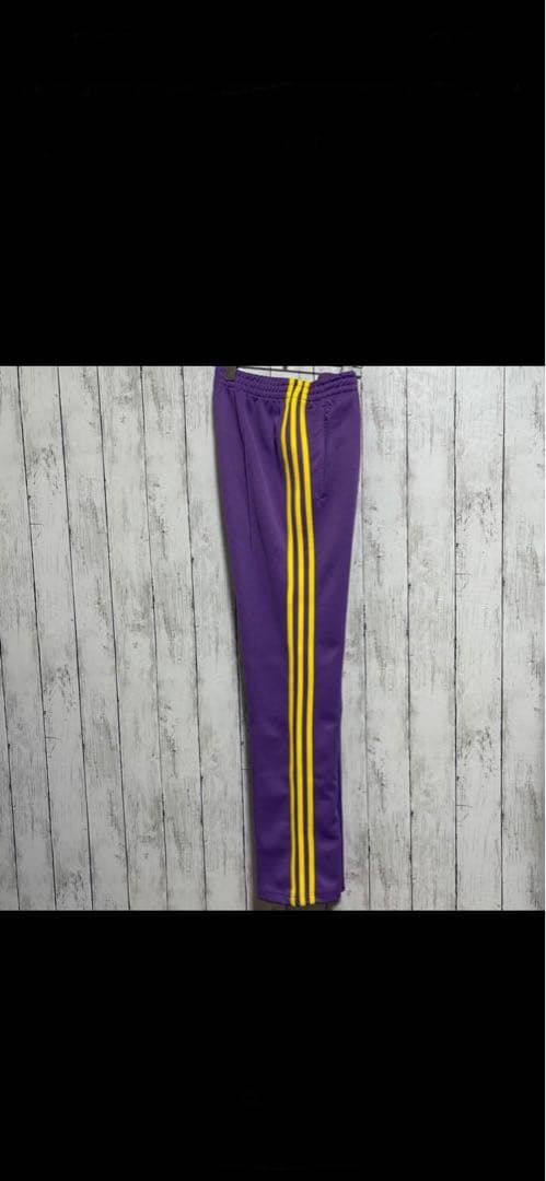 【美品】アディダス　adidas　レア　希少　トラックパンツ　ジャージ　紫