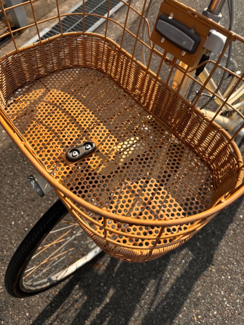 引き取り　ブリヂストン　自転車　本体　カジュナ　ベージュ