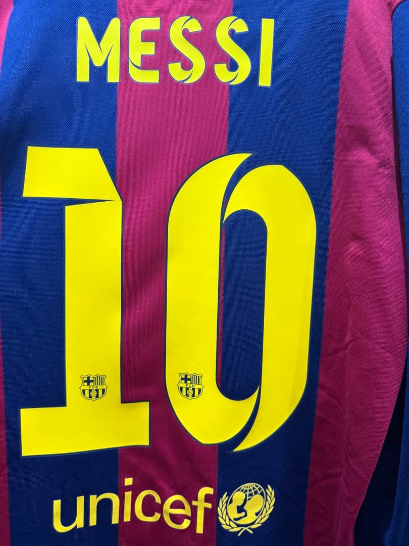 【メッシ#10】MESSI バルセロナ ユニフォーム 14/15 長袖Sサイズ