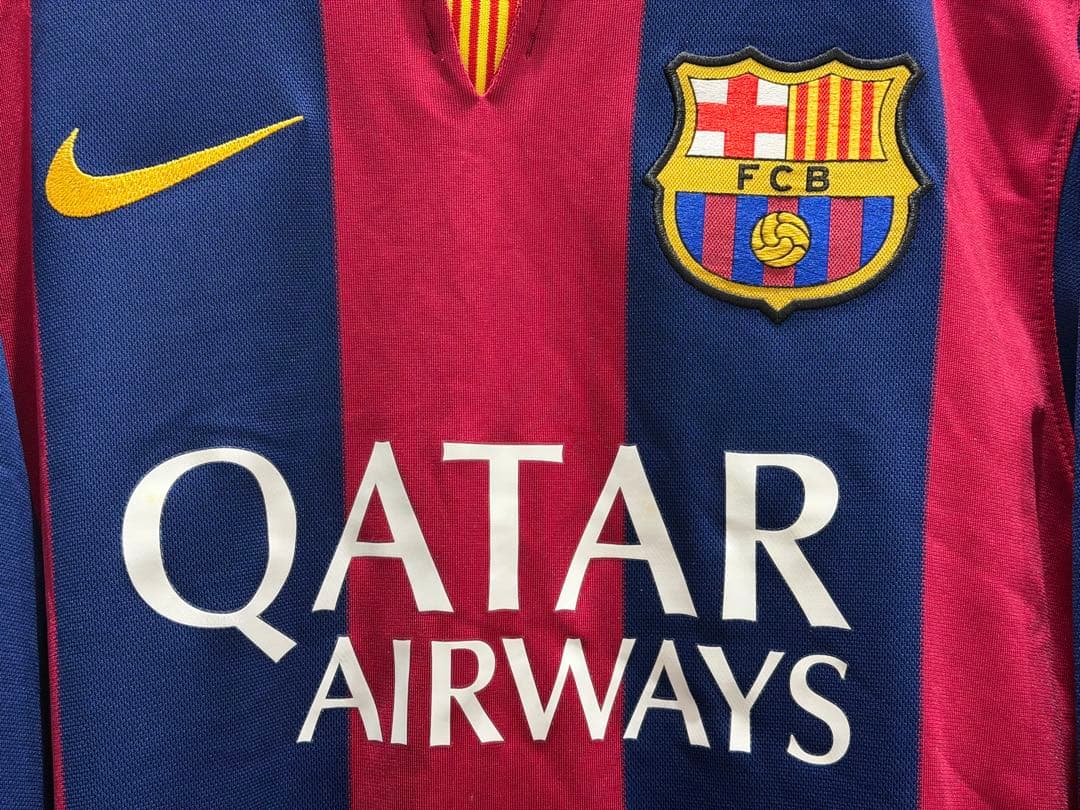 【メッシ#10】MESSI バルセロナ ユニフォーム 14/15 長袖Sサイズ