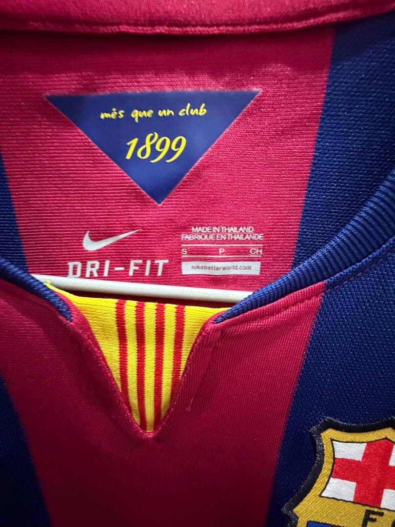 【メッシ#10】MESSI バルセロナ ユニフォーム 14/15 長袖Sサイズ
