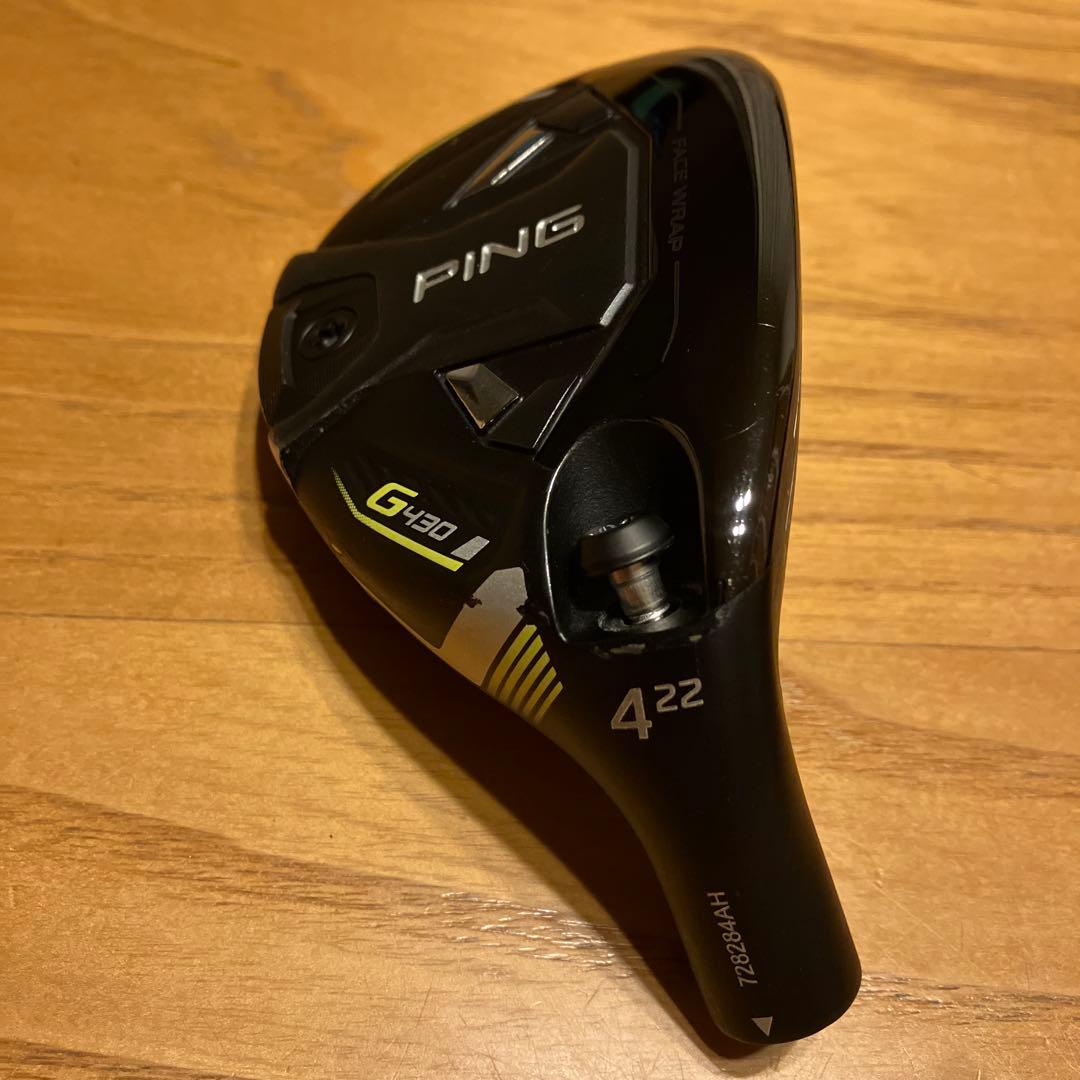 【TAKA】PING G430 ハイブリッドU4 22° ヘッド　カバー付