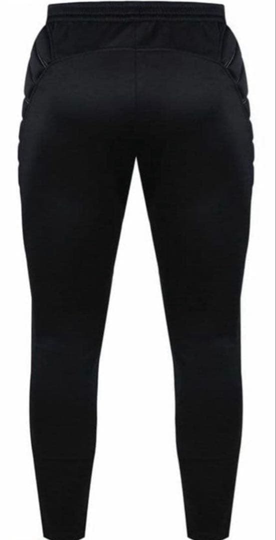【2着セット】　3XL　サッカー　ゴールキーパー ロングパンツ パット入り　黒