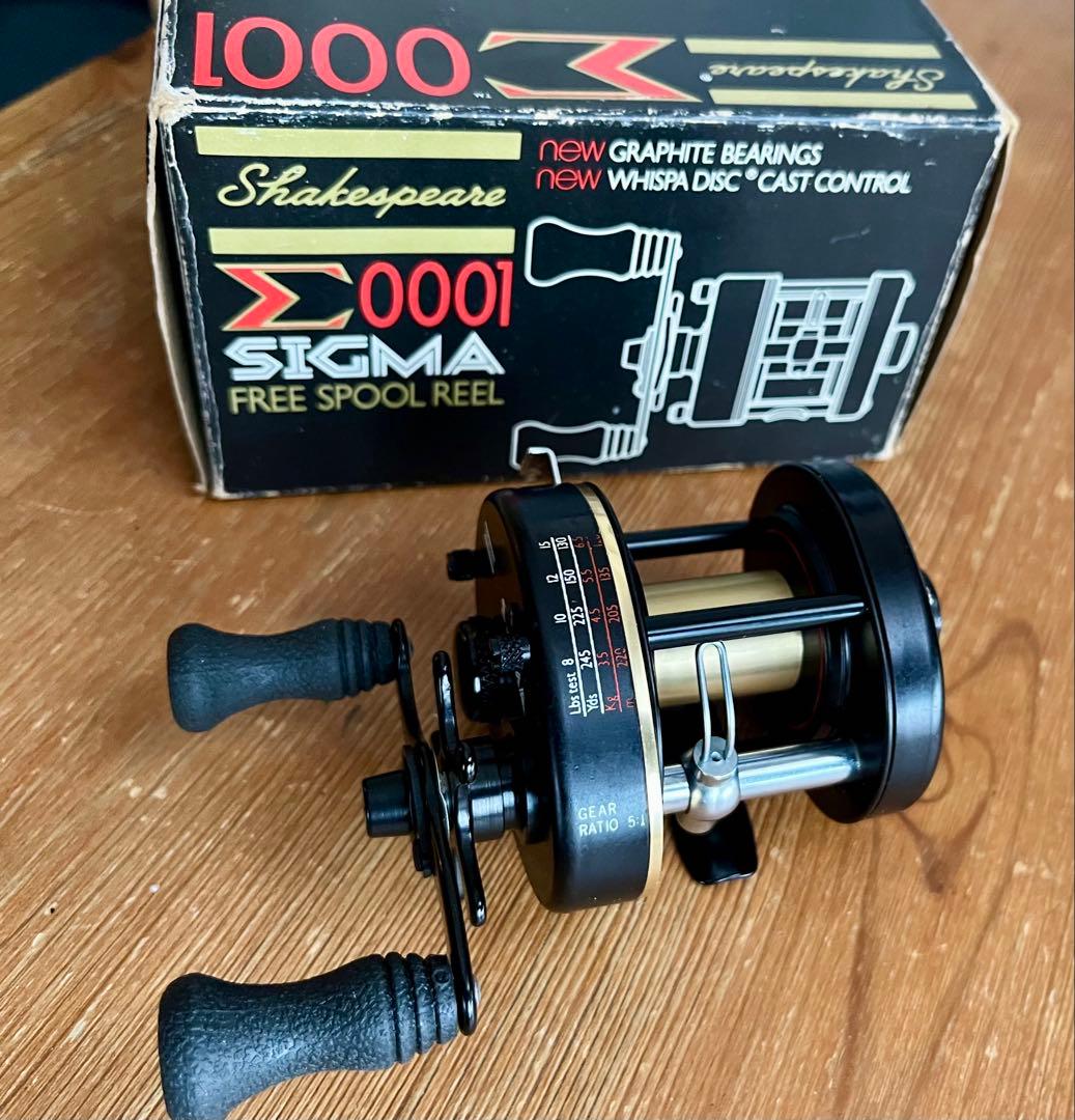 超美品！　レアなビンテージ　シェークスピア　シグマ　0001 ベイトリール CA