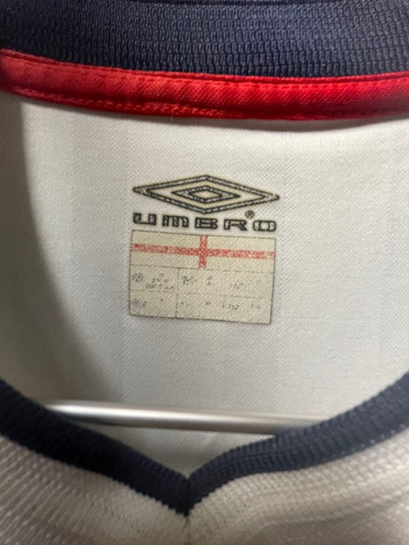 希少00s umbro アンブロengland イングランド代表　ユニフォーム