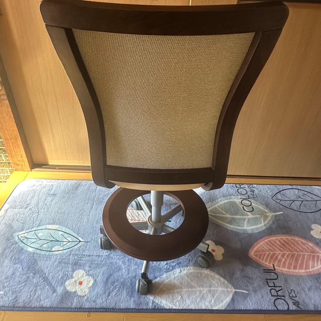 【美品】karimoku カリモク家具 デスクチェア 昇降式 キャスター付き