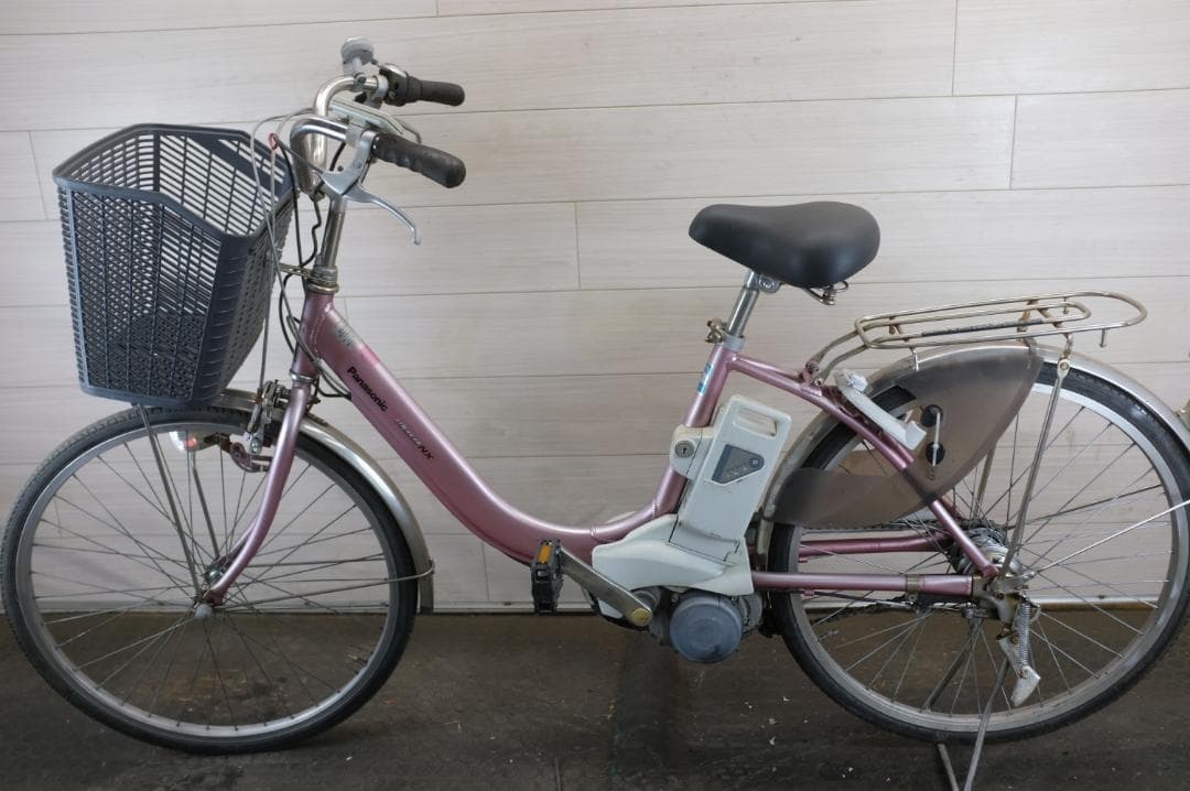 電動自転車 パナソニック　24インチ　3段　13.2Ah（5点灯）充電器あり