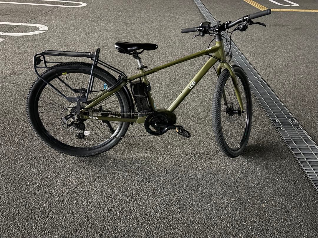 電動アシスト自転車 マウンテンバイクLOG ADVENTURE e カーキ