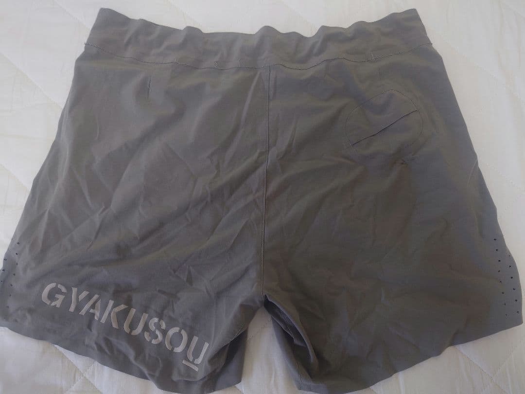 NIKE GYAKUSOU ナイキ ランニング シャツ パンツ グレー L 美品