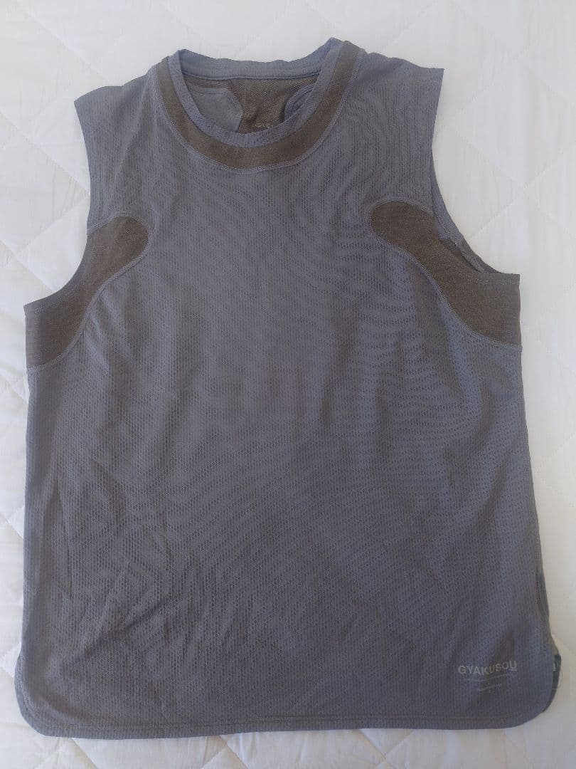 NIKE GYAKUSOU ナイキ ランニング シャツ パンツ グレー L 美品
