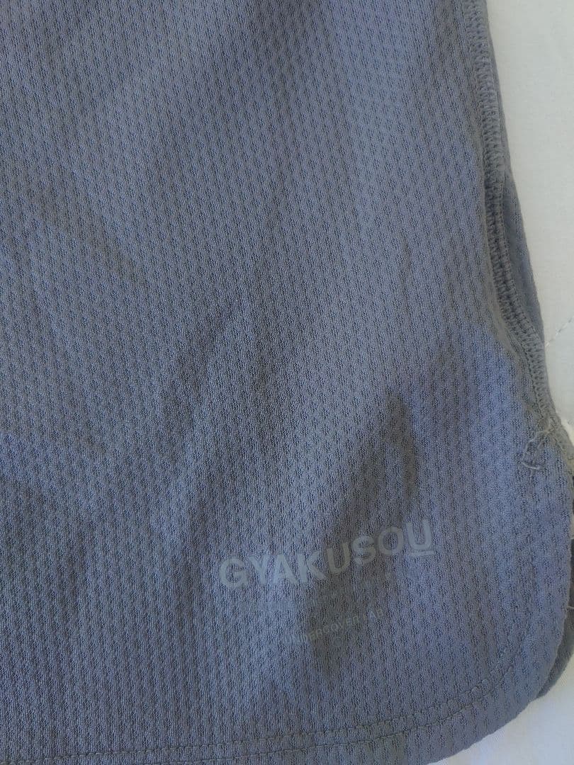 NIKE GYAKUSOU ナイキ ランニング シャツ パンツ グレー L 美品