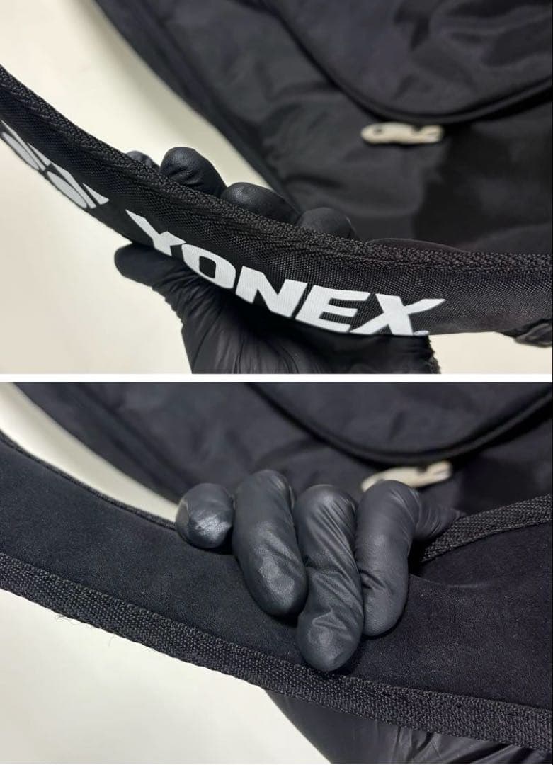 収納力抜群❤︎YONEX❤︎バドミントンバッグ❤︎ラケットバッグ❤︎ラケバ❤︎黒➕青
