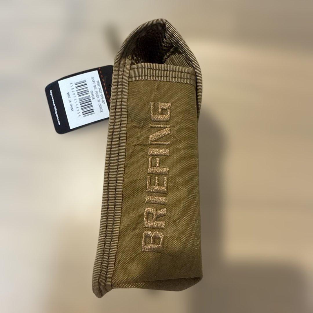 BRIEFING カーキ ポーチ フック付き